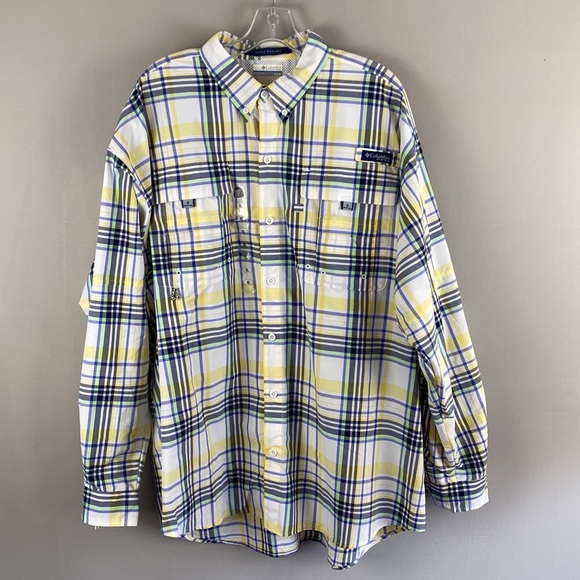 Columbia Other - NWOT Columbia PFG Super Bahama Long Sleeve Shirt Size XL